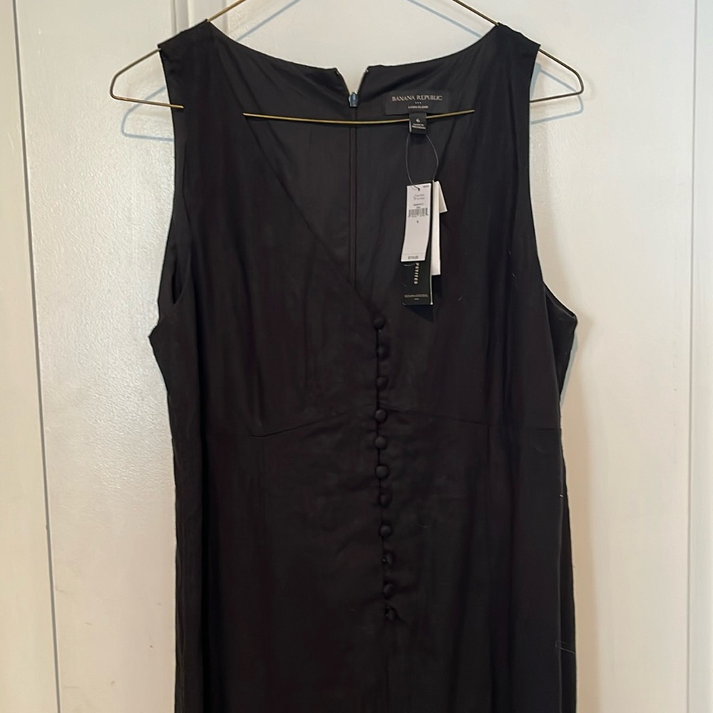 NWT Banana Republic Linen A-line dress size 6